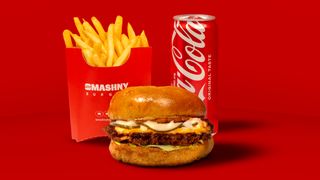 Veggy + Frytki + Coca-Cola