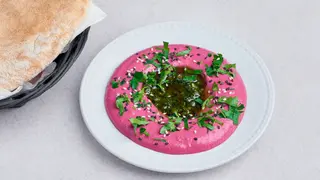 Hummus burak & zhug