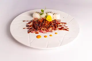 Beef flambé