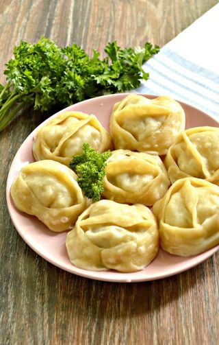 Манты с говядиной (6 шт.)