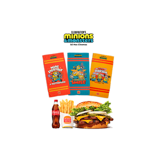 Menu de Verão Big King XXL com Toalha Minions