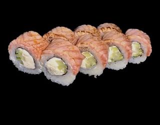 Філадельфія гриль з лососем