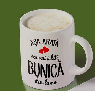 Cana personalizata mesaj pentru bunica