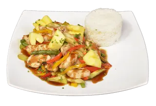 Wok Poulet Ananas