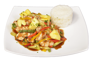 Wok Poulet Ananas