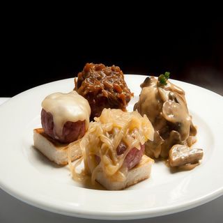 Assortiment d'hamburguesetes