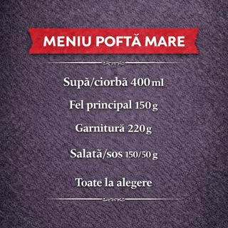 Meniu Poftă Mare