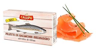 Filetti di salmone selvaggio all'olio di oliva 120g