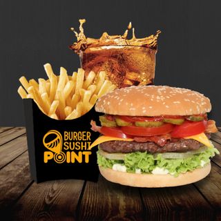 Меню "Американський бургер"