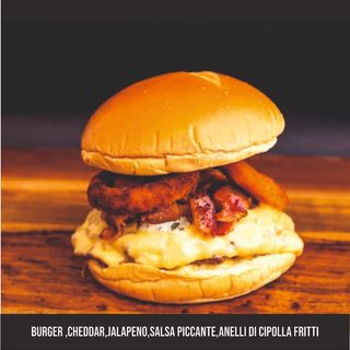 Santa fe inferno XXL burger 226 gr e panino grande