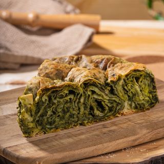 Домашна постна селска баница със спанак - 1 парче