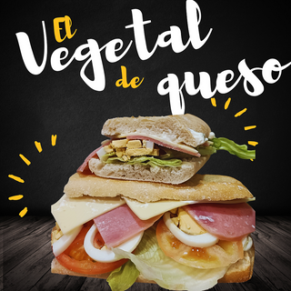 Bocata Vegetal Queso