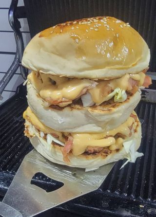 Beef Double Decker Burger