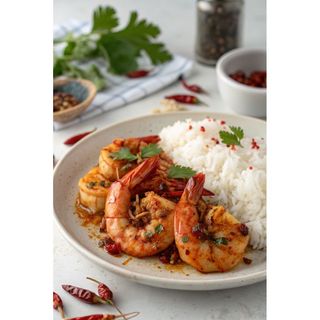 Malay Rice with Shrimps