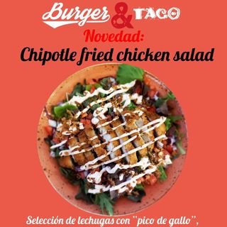 Chipotle fried chicken salad