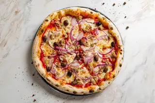 Pizze tonno e cipolla