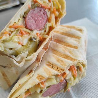 Хот дог в лаваші подвійний