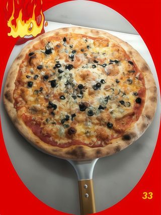 Pizza Familiar Salmón al Roquefort (40 Cm.)