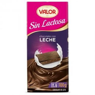 Chocolate con Leche Valor sin Lactosa 100 Gr.