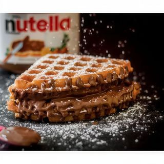 Gofre con Nutella