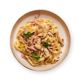 Tagliatelle jambon, champignon