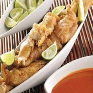 46. Filete de pescado con patatas