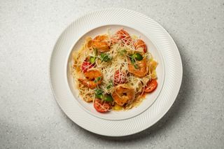 Феттучини с креветками (350 г)