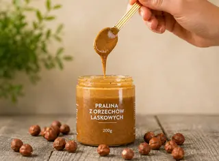 Pralina z orzechów laskowych