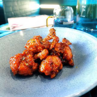 Alitas De Pollo Fritos Coreanos