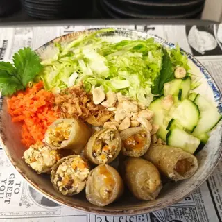 Bún nem shiitake