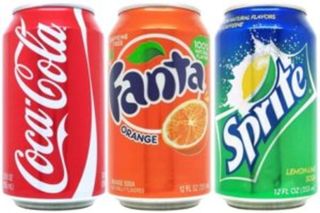 Can Drinks (Mineral) Coke/fanta/sprite