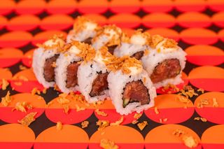 Uramaki spicy tonno