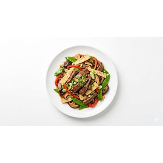 Ternera Con Bambú Y Setas Chinas