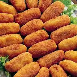 Crocchette di patate con salsa andalusa - 8 pezzi 