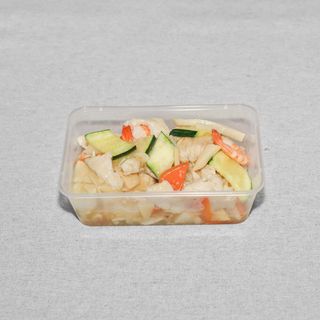 Pollo con Gamberi e Bambù