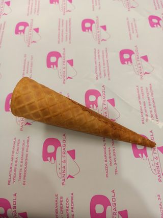 Cono di cialda arrotolata - 1 pezzo