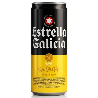 Cerveza Estrella Galicia Sin Gluten (330 Ml.)