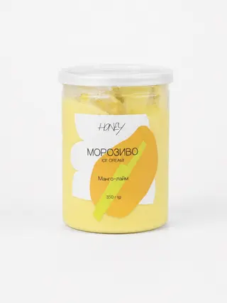 Морозиво Манго-лайм 350г банка
