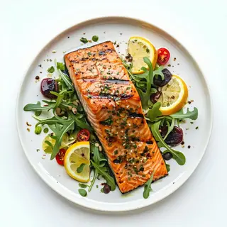 62. Salmone alla griglia