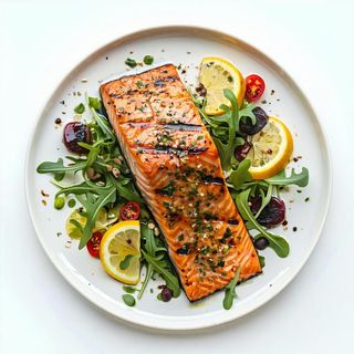 62. Salmone alla griglia