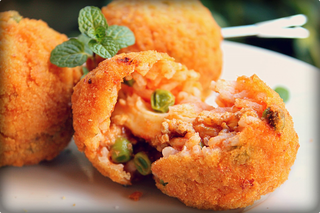 Arancini celle di granchio
