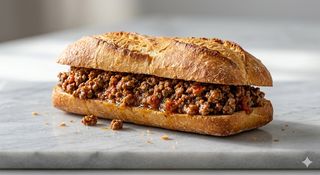 Bocadillo De Carne Picada