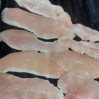 Bifinhos de frango grelhados