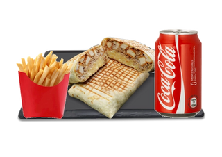 Tacos poulet + Frite + Coca cola 25 cl