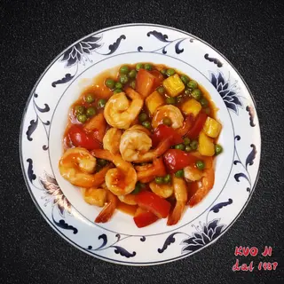 46  -Gamberetti in salsa agrodolce