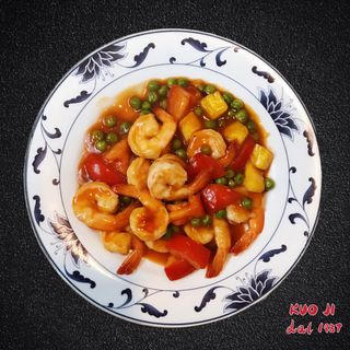 46  -Gamberetti in salsa agrodolce