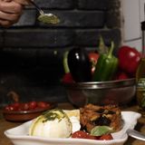 Burrata et  Caponata