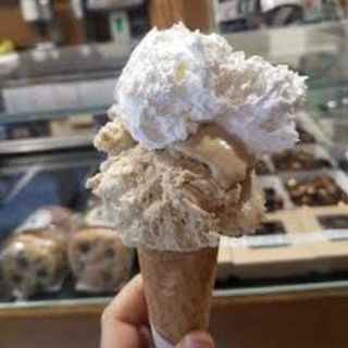 Cono gelato e panna