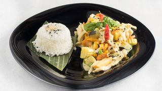 Green Curry with Chicken and Rice