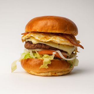 Burger de ternera doble completa